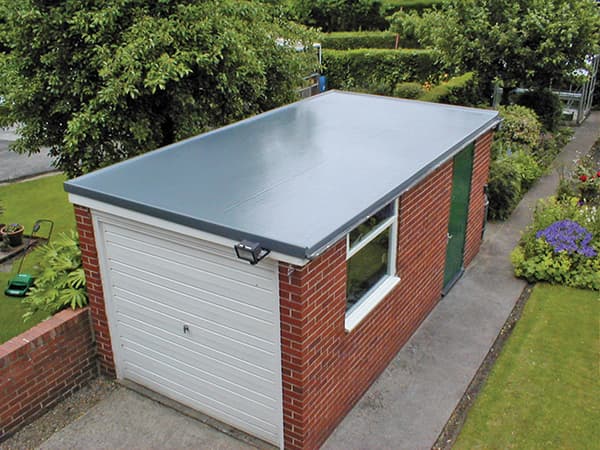 GRP flat roof